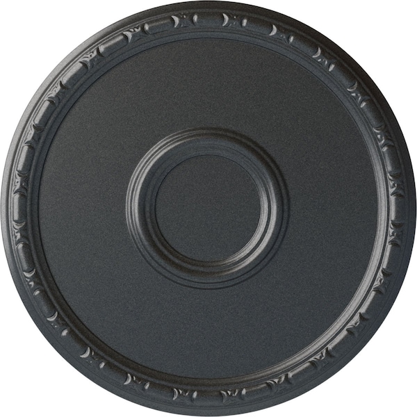 Ekena Millwork Odessa Bead & Barrel Ceiling Medallion (Fits Canopies up to 5"), 19 3/4"OD x 1 3/8"P, Pewter CM20ODPES - main